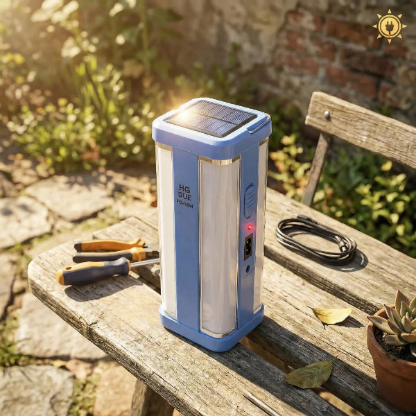 HQ Due Portable Solar Led Light - Blue