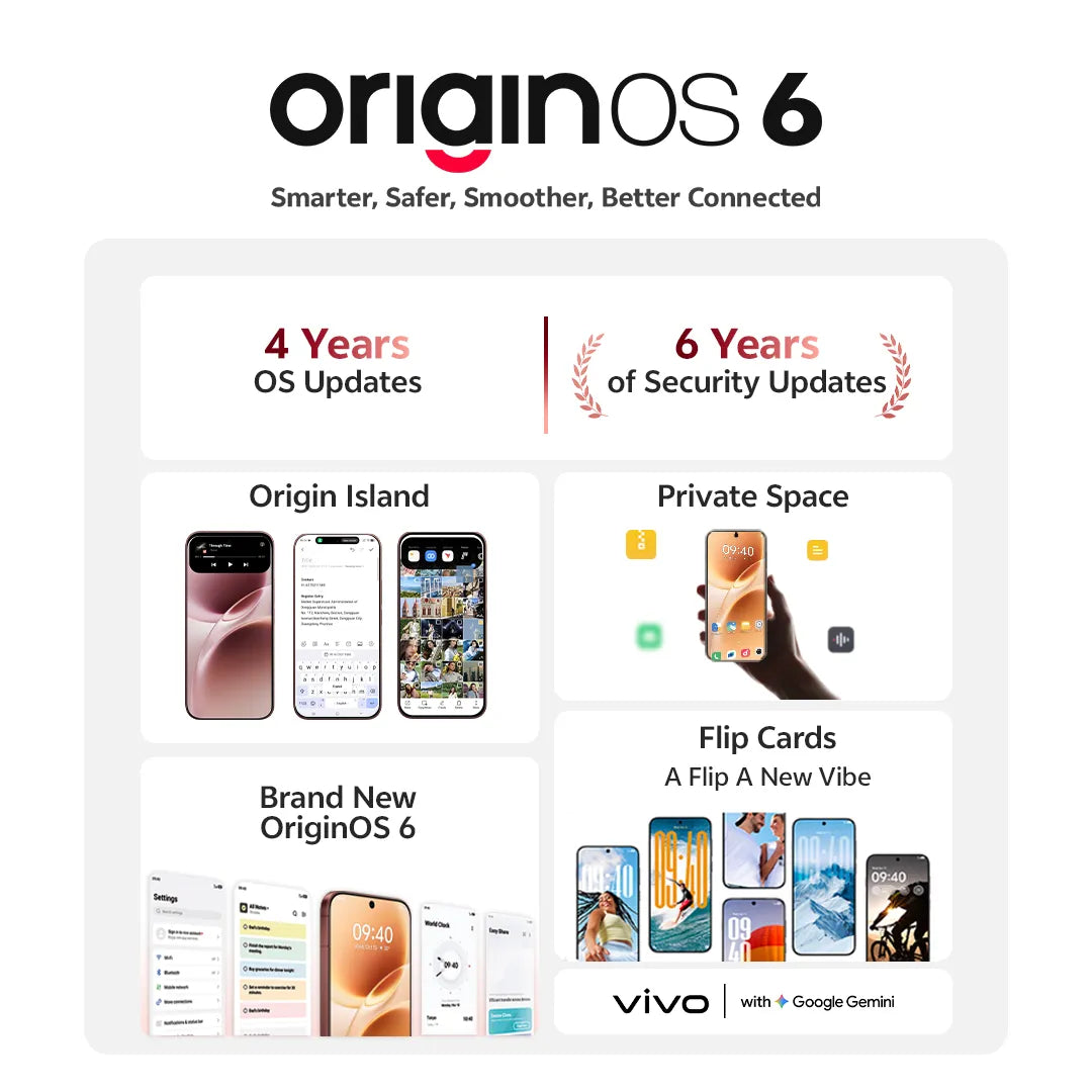 vivo v70 12GB | 256GB Sandalwood Brown