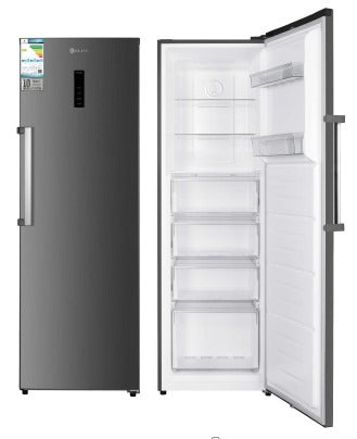 Elite Upright Freezer 307L/10.8Cft/Inverter compressor/No frost/LED light/Inox