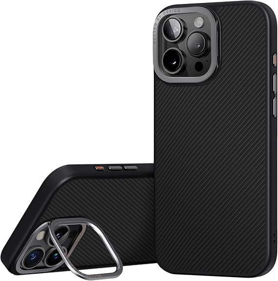 Uniq Hybrid Iph16Pm Magclick Charging Case Keva W/Camera Stand-Bk(8886463690765)