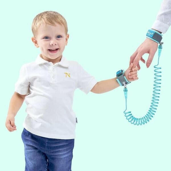 Travelest Anti Lost kids Safety 1.5 m wrist belt with lock - Pink