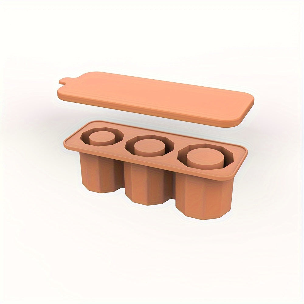 Silicone Ice Tray For Stanley Cup-(Brown)-Small