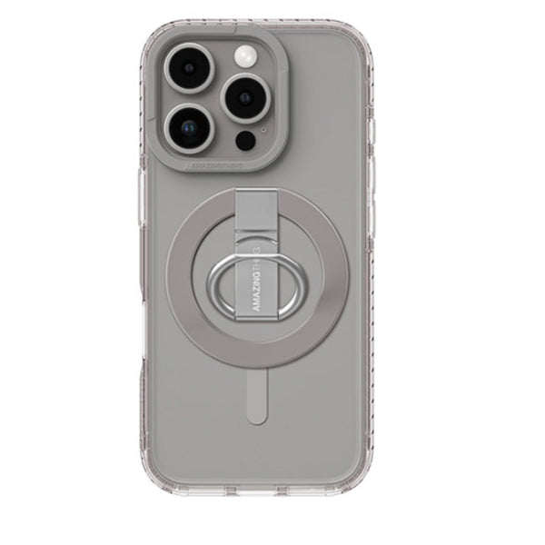 Amazingthing Titan Pro Mag Grip Drop Proof Case For Iphone 16 Pro Max 6.9 - Grey