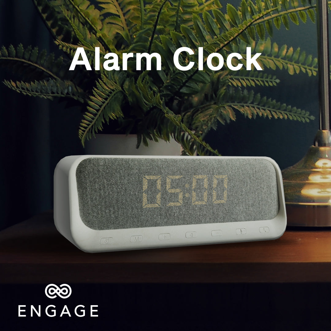 Engage Multifunctional Bluetooth Speaker Digital Alarm Clock-Q3MI