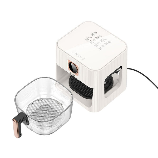 Hoco Hoco HE22 4.5L borosilicate glass air fryer with touch screen(EU) - white