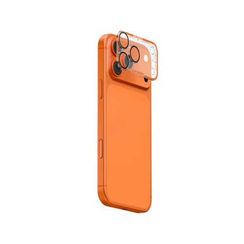 Skinarma Iphone 17 Pro Max Full Matte Camera Lens Protector - Orange