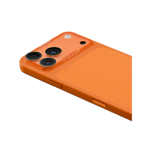Skinarma Iphone 17 Pro Full Matte Camera Lens Protector - Orange