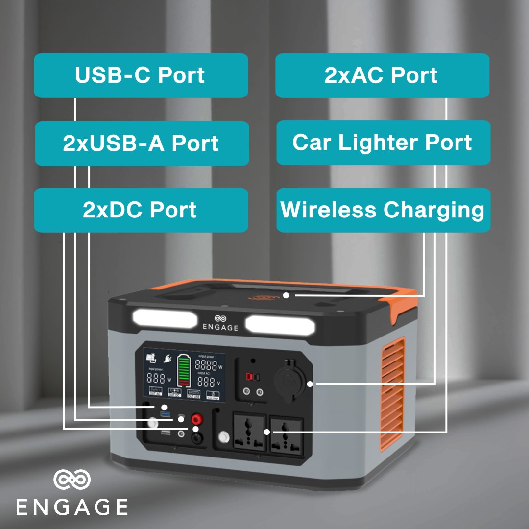 Engage Power Station 2000WH / 570000MAH-T9EB