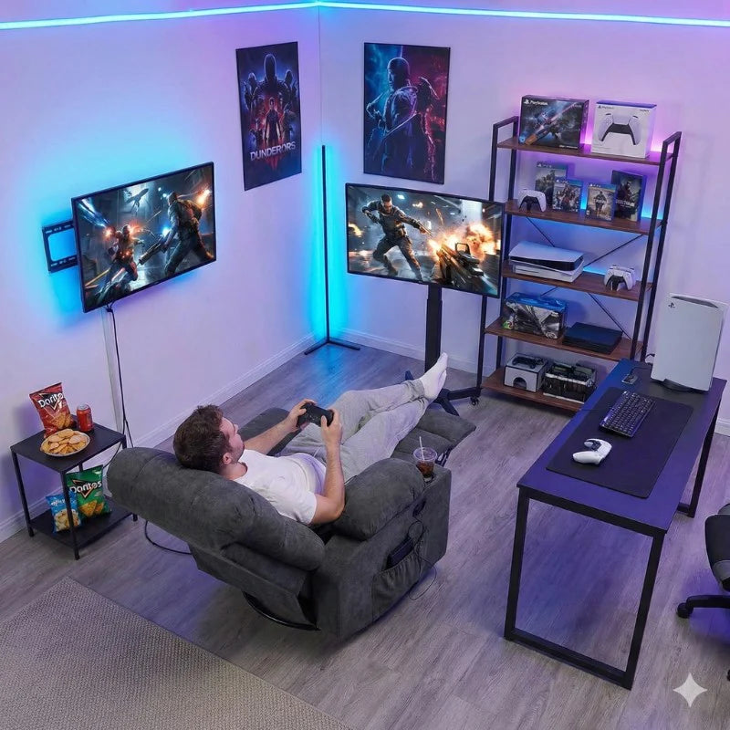 وسادة المشي الذكية قابلة للطي من الأسود الثور