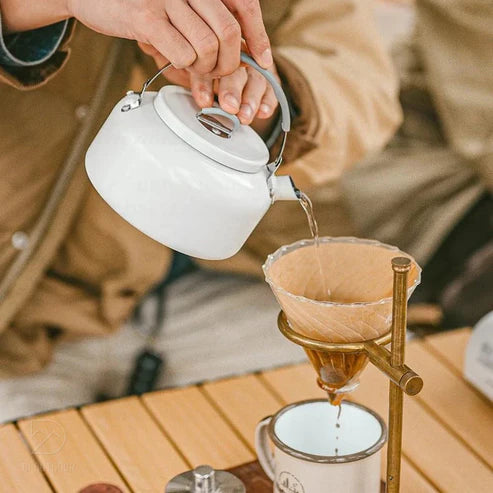 Naturehike Ceramic Non-Stick Pot Set - White (4pcs)