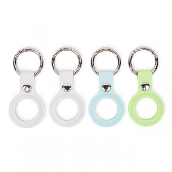 Grip2u Silicone Case with key ring for AirTag 4 Pack
