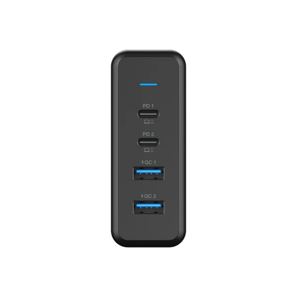 Powerology 4-Output 156W Quick Charging Power Terminal Black