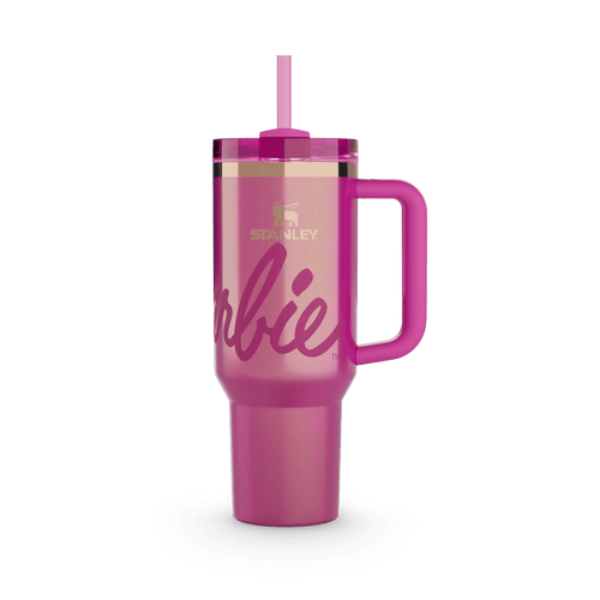 Stanley Quencher Tumbler 40 Oz (Barbie Edition)(Transparent Lid)(Global Variant)