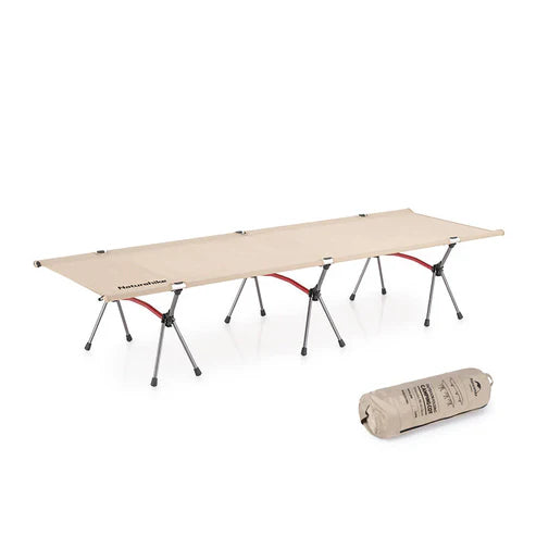 Naturehike XJC04 Ultralight Foldable Camping Bed - Khaki Single (190*65*38)