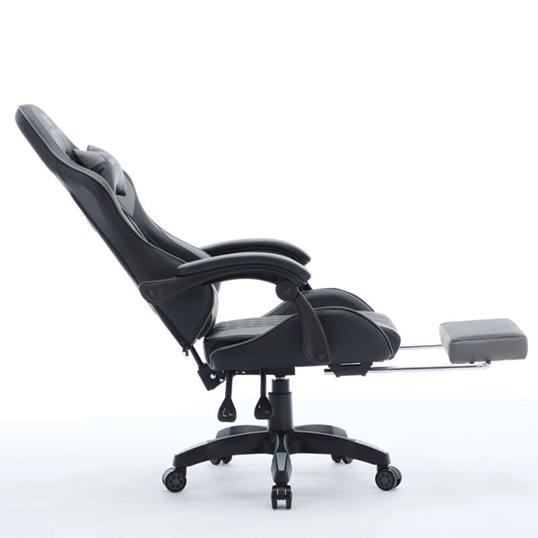 Oartex Model LD034 PVC Gaming Chair Black & Gray