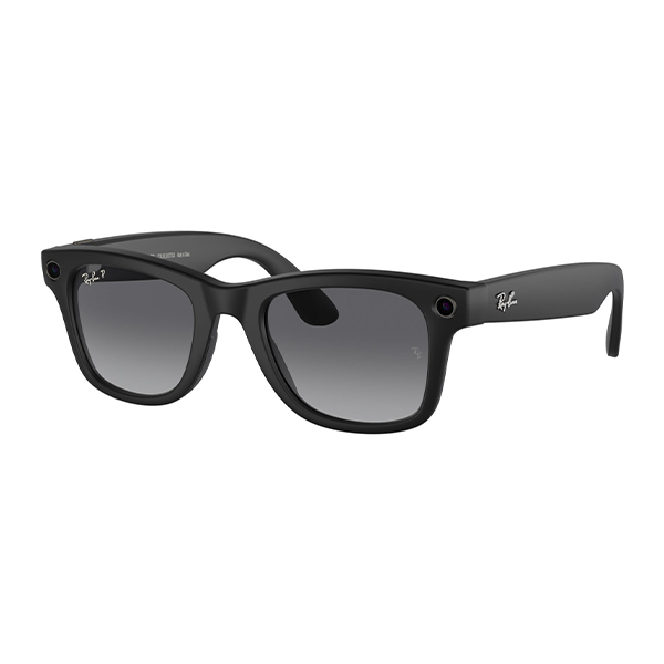 Ray-Ban Meta Wayfarer Smart Glasses with Meta Ai Shiny Black