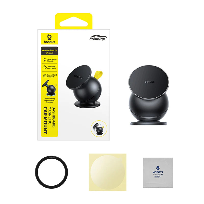 Baseus PrimeTrip VC1 Air Dashboard Magnetic Car Mount - Cosmic Black