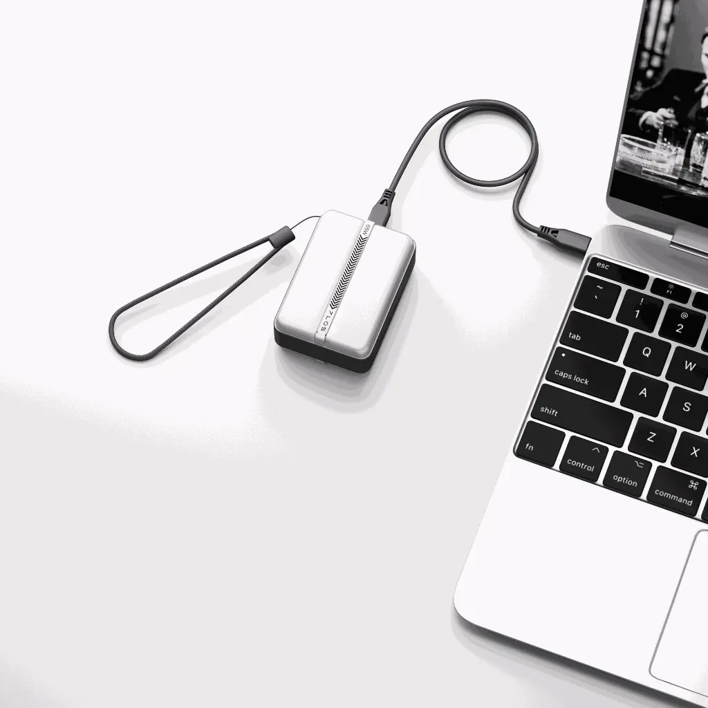 ZLOS MA20 20000mAh Power Bank 65W with Lanyard Integrated Cable