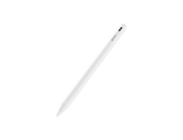 XPOWER ST6 Magnetic Active Stylus Pencil Compatible With Apple iPad With One Extra Nib, White