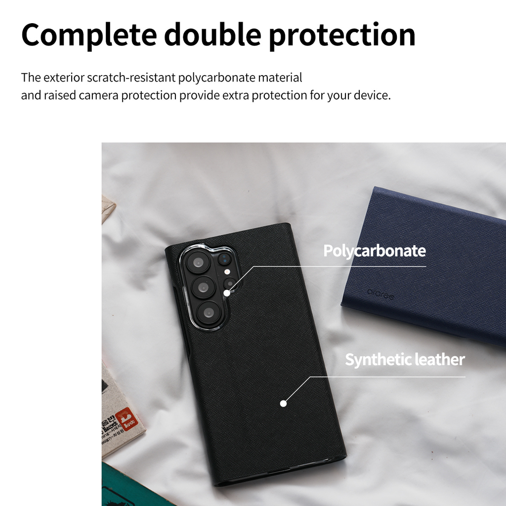 Araree Bonnet Stand Case For Samsung Galaxy S26 Ultra -Blac