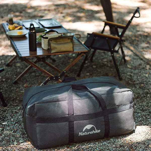 حقيبة تخزين في الهواء الطلق NatureHike - رمادي داكن (100 لتر)