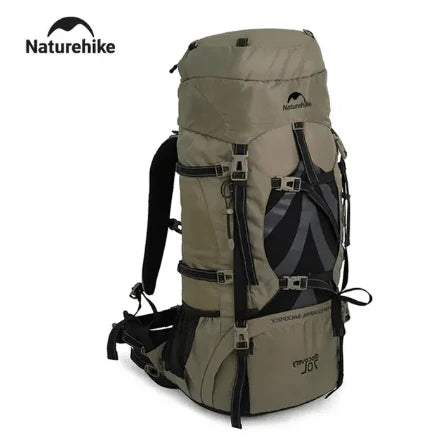 Naturehike Mountaineering Bag - Antler Brown (70+5L)