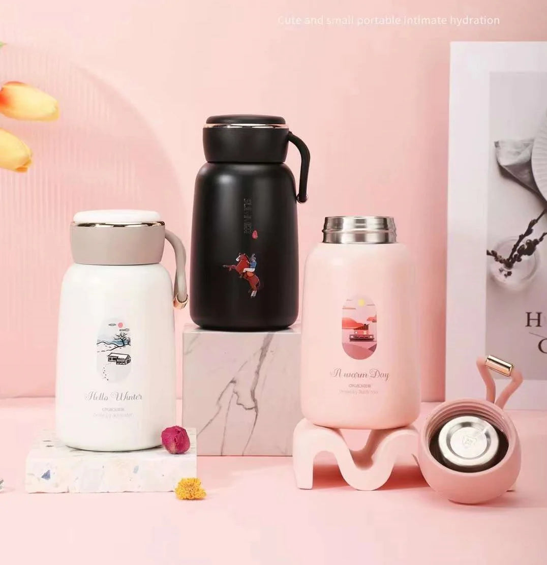 Dkadi 5159PK Vacumm Bottle 300ML-Pink