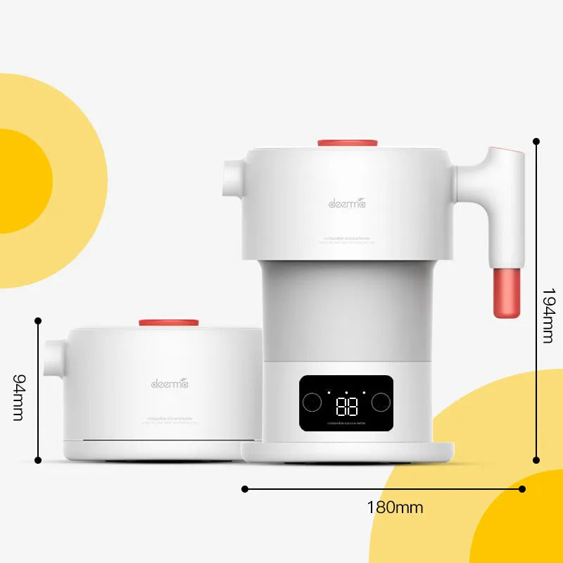 TRAVELEST Travel Foldable 600ml Electric Kettle