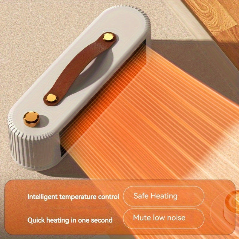 Portable Smart Heater with Dual Modes, Low Noise, and Overheat Protection - GREEN