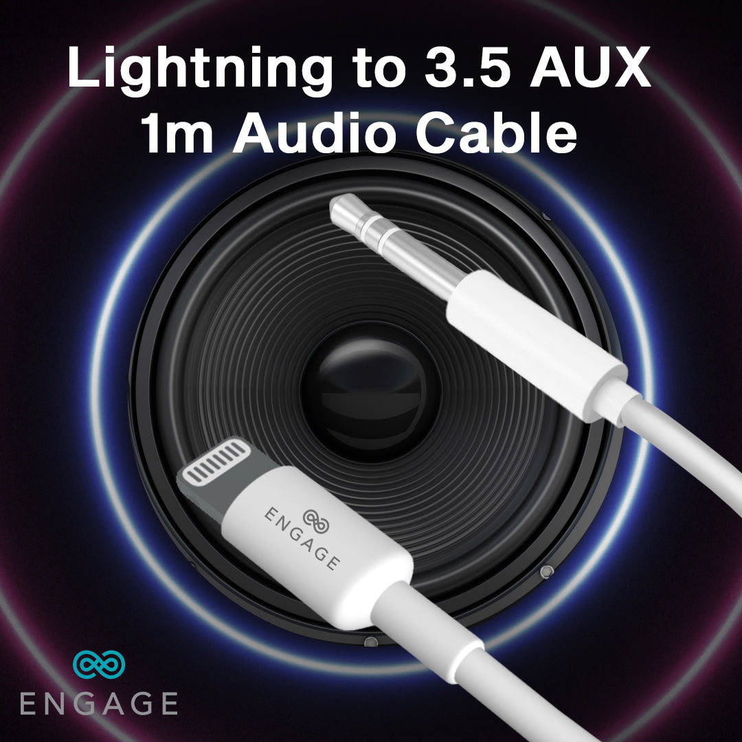 إشراك Lightning إلى Cable Aux Aux 3.5mm -VUA8