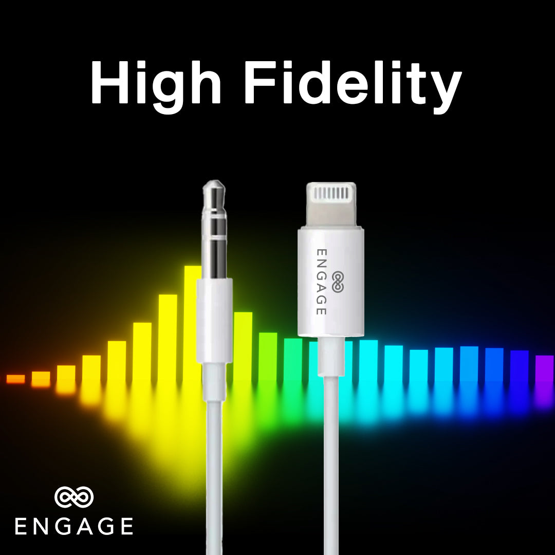 Engage Lightning To 3.5Mm Aux Audio Cable -VUA8