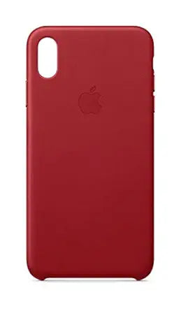iPhone XS Leather Case - RED