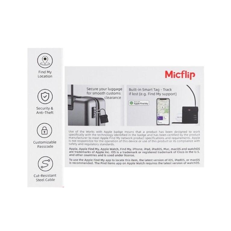 TSA Lock with Apple Find MyTracker