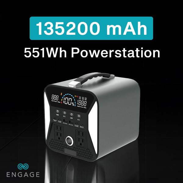 إشراك محطة الطاقة 135200MAH (551WH)