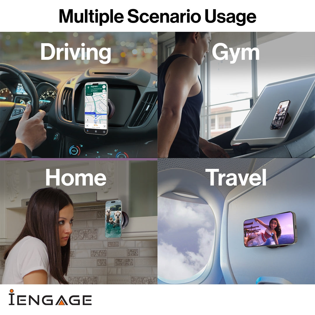 iEngage 360° Rotation Magnetic Vacuum Suction Holder