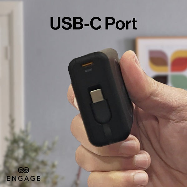 Engage Compact Wireless Magnetic PB 10000 Mah W/USB-C Cable & Led Display PD 45W