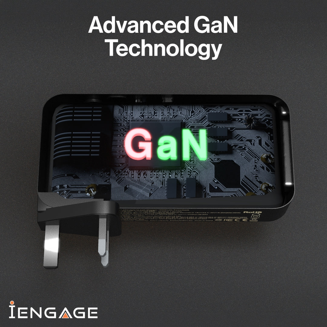 iEngage Hybrid 65W Gan Charger 10000 mAh Power Bank
