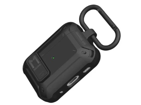 AULUMU A19 Case for AirPods Pro with Lock & Keychain - Black