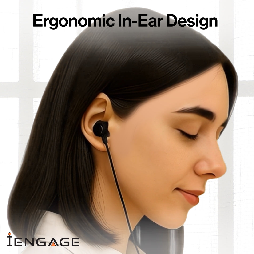 iEngage Active Noise Cancellation Usb-C Wired Headset With Mic