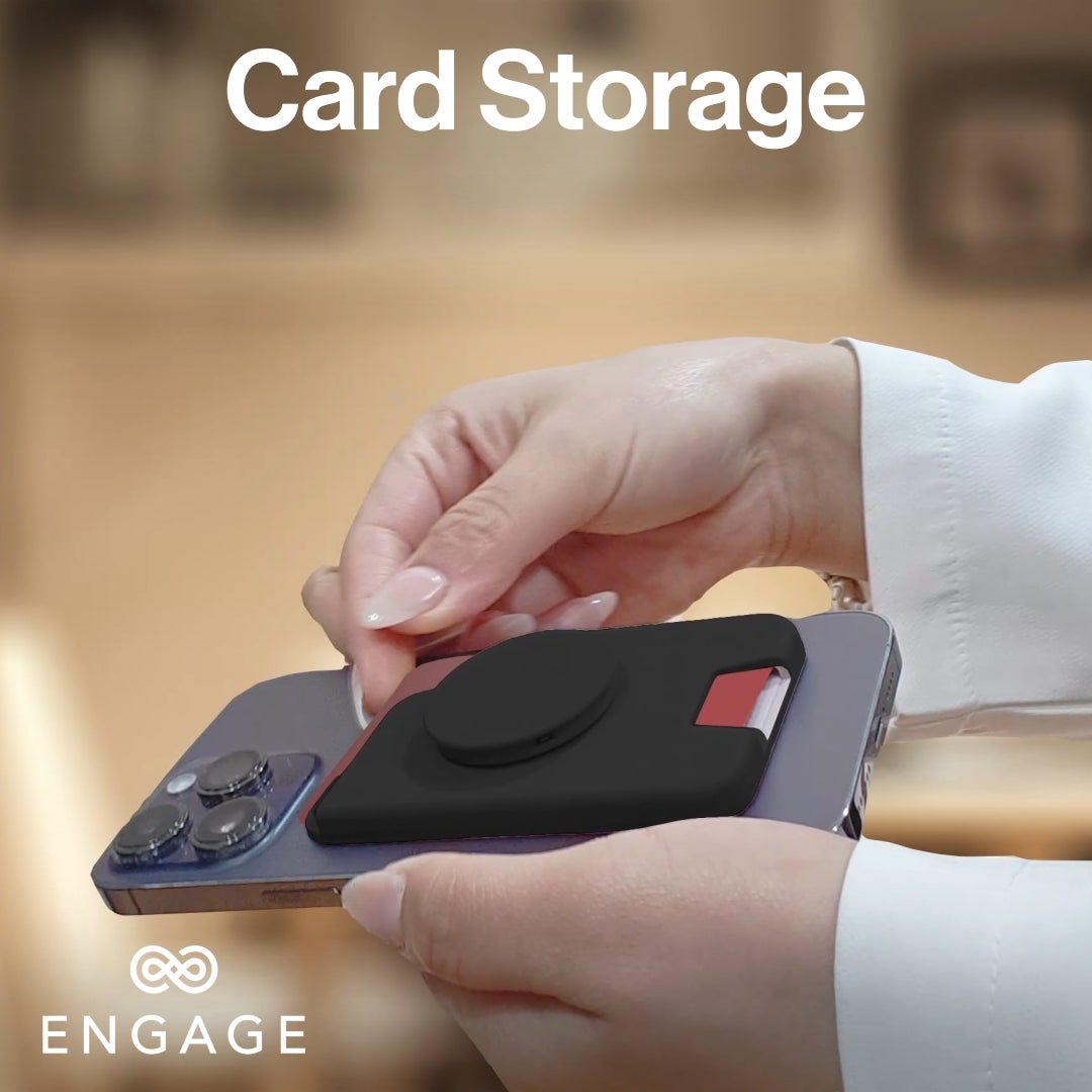 ENGAGE MAGSAFE WALLET WITH POPHOLDER - PINK