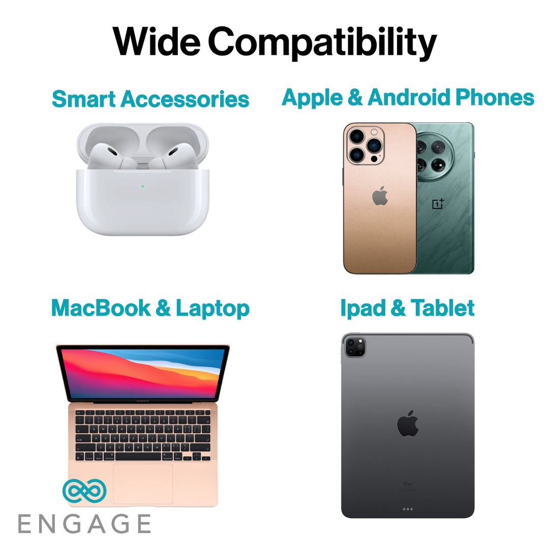 Engage 10000 mAh Qi2 Magsafe Wireless Powerbank