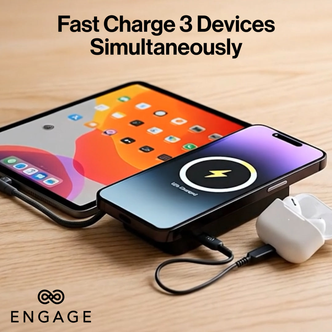 Engage 10000 mAh Qi2 Magsafe Wireless Powerbank