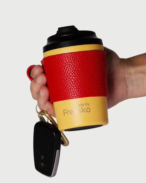 Fressko Leather Sleeve for Bino - Scarlet