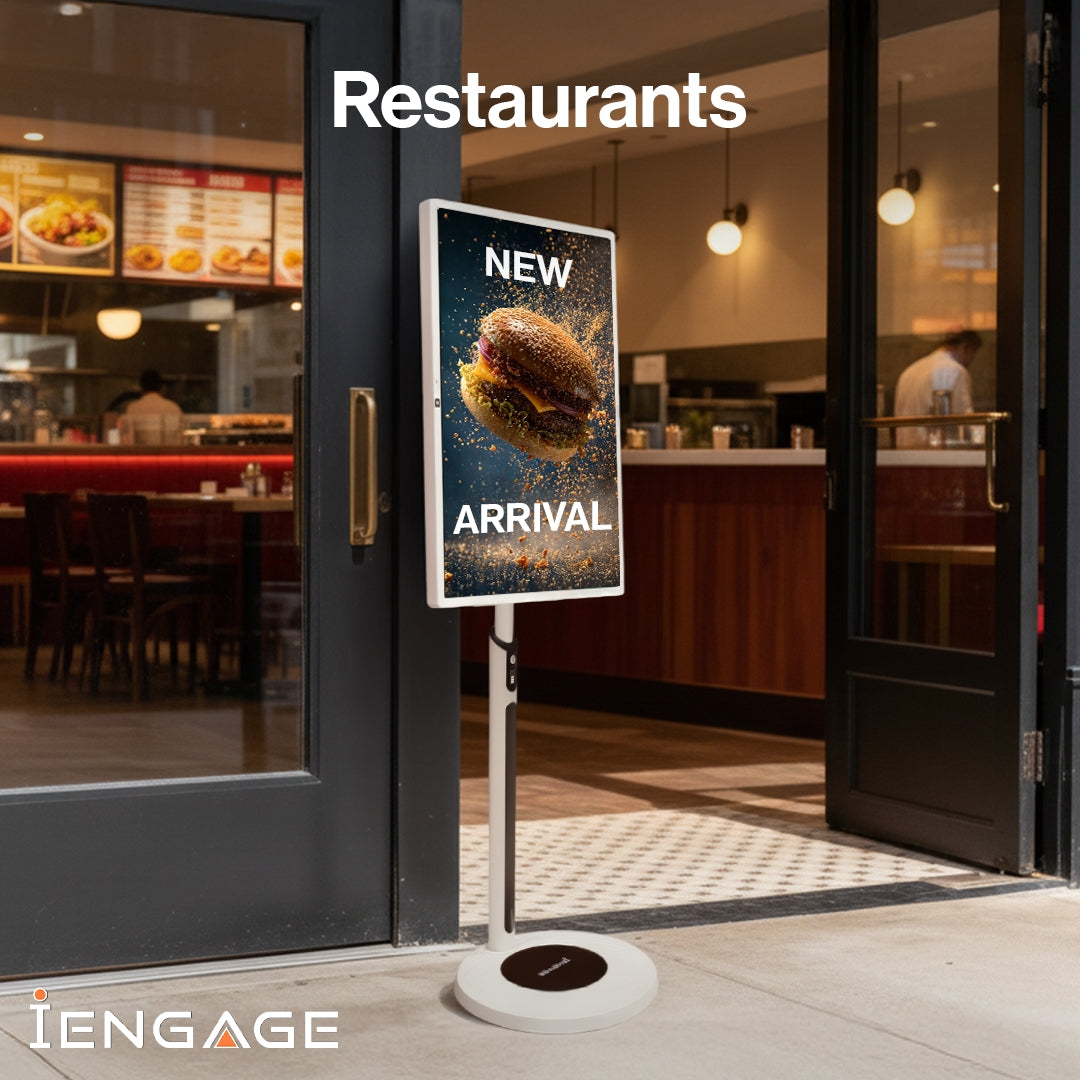 iEngage 32 4K Android 14 Rotating Touch Screen W/ Built-In Camera(Wifi) (8/128)