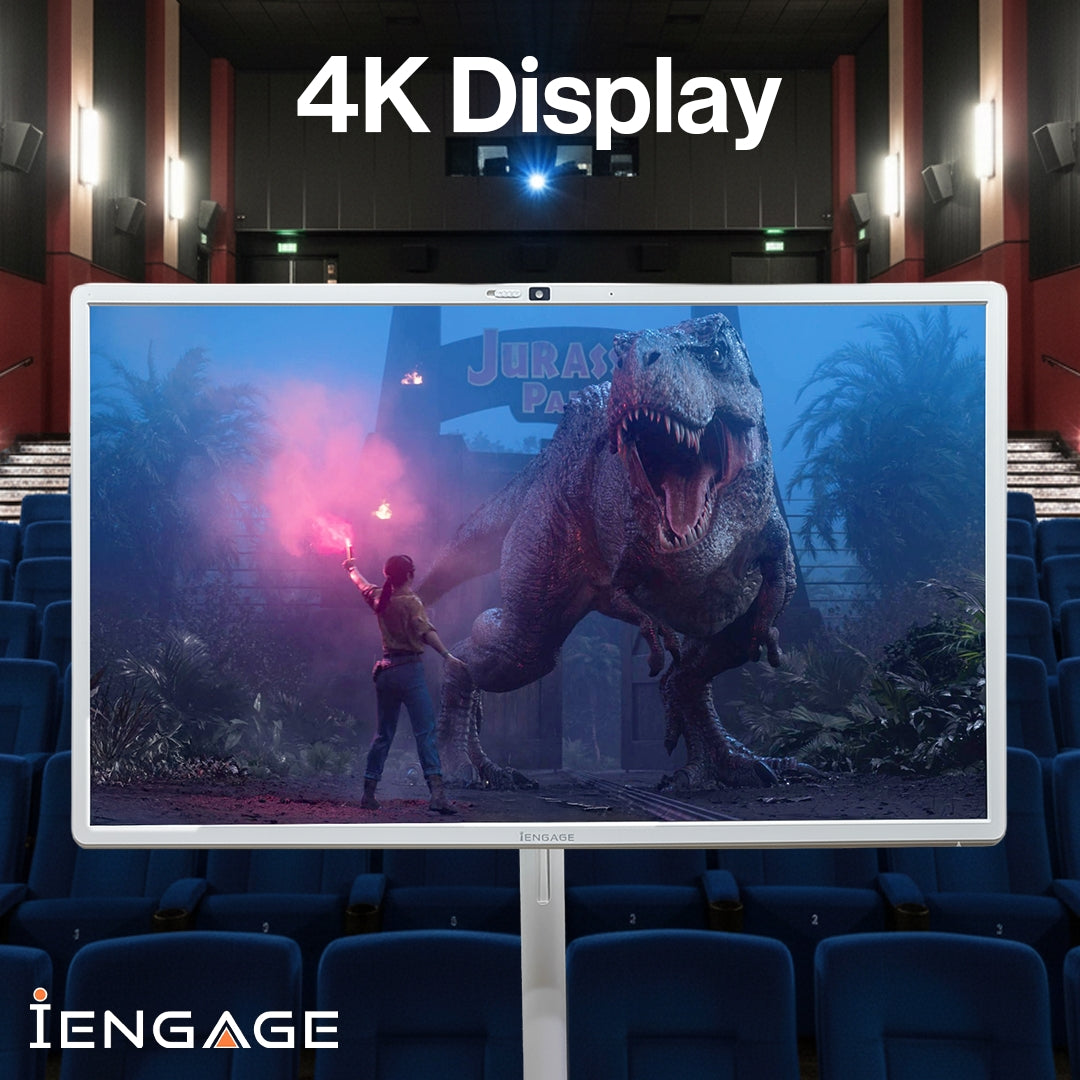 iEngage 32 4K Android 14 Rotating Touch Screen W/ Built-In Camera(Wifi) (8/128)