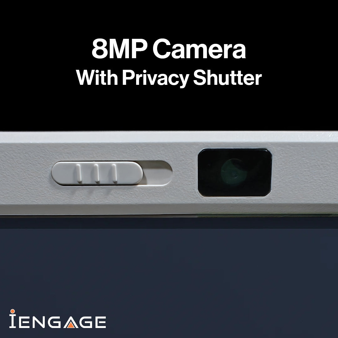 iEngage 32 4K Android 14 Rotating Touch Screen W/ Built-In Camera(Wifi) (8/128)