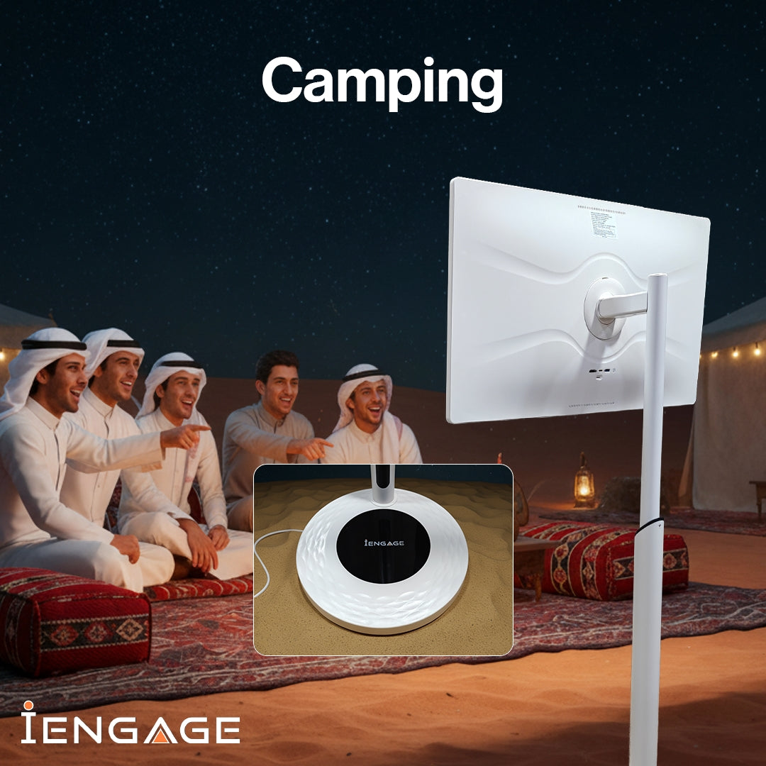 iEngage 32 4K Android 14 Rotating Touch Screen W/ Built-In Camera(Wifi) (8/128)