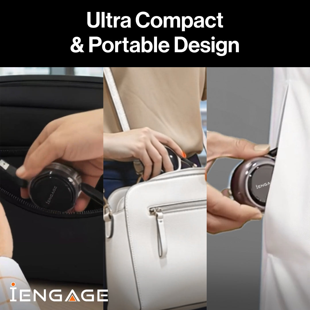 iEngage 4-In-1 Retractable Fast Charging Cable Pd240W(Usb/Usb-C-Usb-C/Lightning)