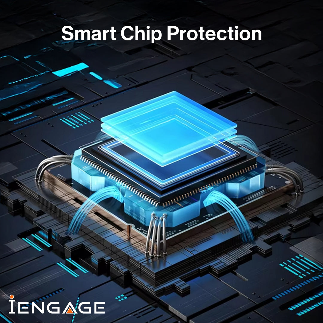 iEngage Qi2 Wireless Charger With Cooler And Air Vent Holder