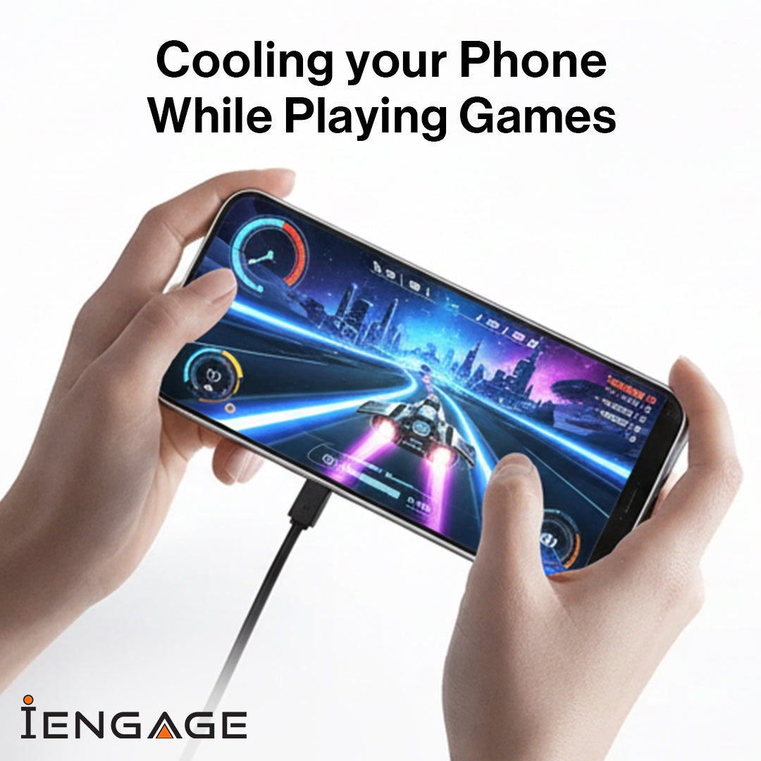 iEngage Qi2 Wireless Charger With Cooler And Air Vent Holder
